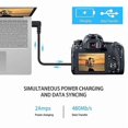 thumbnail image 5 of Mini USB to Type C Adapter Converter Cable for Camera Phone OTG Cable 90 Degree USB 31 Type C Male to Mini USB Transfer, 5 of 5