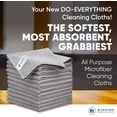 thumbnail image 2 of 12" x 12" MW Pro Multi-Surface Microfiber Cleaning Cloths , Gray - 12 Pack , Premium Microfiber Towels for Cleaning Glass, 2 of 9