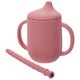 thumbnail image 1 of Taza de silicona para beber para bebés, taza de entrenamiento para niños pequeños, taza con pajita para niños, taza de agua de 400 ml, 1 of 5