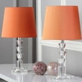 thumbnail image 4 of SAFAVIEH Harlow 16 in. Crystal Table Lamp with Light Grey Polyester Shade, Set of 2, 4 of 11