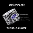 thumbnail image 2 of Cinta de kinesiología CureTape Art Zebra elástica impermeable, 2 of 9