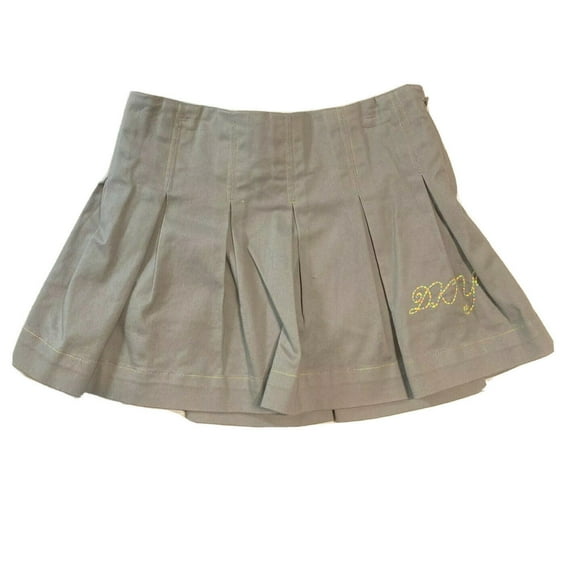 DKNY GIRLS - SKIRT SOLID GREY SZ 4T TODDLER - GREY STEEL SOLID