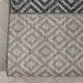 thumbnail image 3 of Well Woven Custom Size Runner - Choose Your Length - Piano Dark Grey Tribal Diamond Geometric 27 Inches Wide x 80 Feet Long Runner (27" x 80' Runner) Rug, 3 of 5