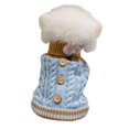 thumbnail image 1 of Chaqueta elegante Greeniant suéter perro invierno ropa cómoda caliente mascotas azul L, 1 of 6