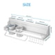 thumbnail image 4 of Advancent Práctico estante de aluminio para almacenamiento de cocina, organizador de utensilios de cocina, ganchos para especias, vajilla, estante de Organizadores de utensilios de cocina 40CM Advancent HA024803-01, 4 of 6