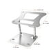 thumbnail image 5 of Kearding Soporte plegable para tableta, altura ajustable, soporte de aleación de aluminio, soporte para ordenador portátil, regalos para Electrónica Menos de 17 pulgadas, 5 of 6