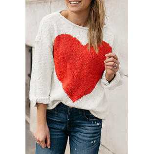 Heart sweater walmart Clearance