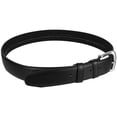 thumbnail image 4 of BRIGHTFUFU Cinturón de viaje de PU con bolsillo oculto para dinero, con cremallera oculta, antirrobo Cashsafe para hombre, color negro, 4 of 7