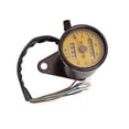 thumbnail image 1 of xinxixnxx Universal Motorcycle Speedometer Odometer 140kmh Gauge Dual Speed Meter with LED Indicator Modification Fitting Cycling, 1 of 6
