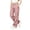 Pink, variant on Cargo Pants for Girls Wide Leg High Waist Parachute Pants with Pockets & Drawstrings (Pink 7-8 Years)