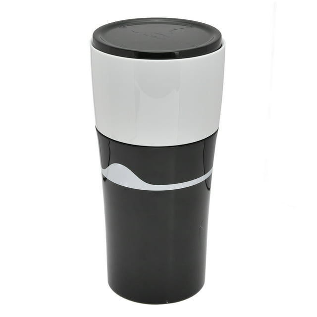 Ymiko Cafetière à Filtre Compacte Noire et Blanche