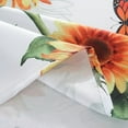 thumbnail image 2 of SASTYBALE Sunflower Table Cloth, 60 x 102 Inch Rectangle Summer Tablecloths, Wipe-able Wrinkle Resistant White Polyester Fabric Table Cover for Fall Kitchen Dining, Party, Picnic, Indoor, Outdoor, 2 of 7