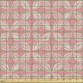 thumbnail image 2 of Abstract Sofa Upholstery Fabric by the Yard, Continuous Leaves in Blossom Shapes in Vivid Tones Illustration, Decorative Fabric for DIY and Home Accents, Pastel Pink Pale Pink by Ambesonne, 2 of 5