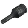 thumbnail image 1 of Unique Bargains T30 Impact Torx Bit Socket, 1/4' Square Drive 35mm Length CR-MO Metric Sizes, 1 of 5