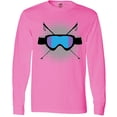 thumbnail image 3 of Inktastic Ski Mask Skiing Long Sleeve T-Shirt, 3 of 5