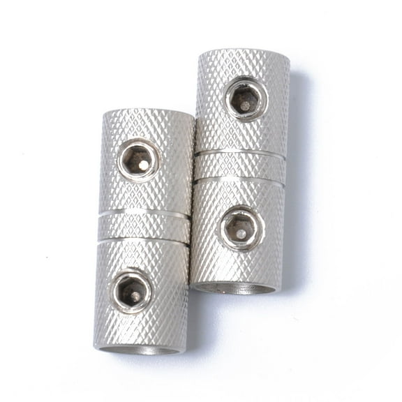 WHAMVOX 2 PCS 4 Gauge Wire Couplers Audio Car Brass Terminal Butt Connectors - 4GA