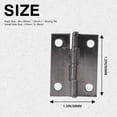 thumbnail image 4 of Rectangle Folding Closet Cabinet Door Hinge Hardware 1.5inch 80 Pcs, 4 of 8