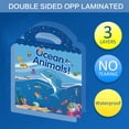 thumbnail image 2 of Milaget Kids Educational Stickers Book Early Learning Portable Puzzle Game Activity Toys animals, 2 of 9