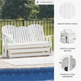 thumbnail image 7 of Signature Design by Ashley Hyland wave White Outdoor Glider Loveseat, 7 of 7