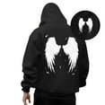 thumbnail image 5 of CONROSES Mens Hoodies Wings Graphic Y2K Hoodie for Men Long Sleeve Warm Pullover Hooded Sweatshirt Soft Fall Winter Sweatshirts With Pocket, 5 of 6