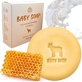 thumbnail image 3 of Pack de 3 barras de jabón Relaxcation para 3 bebés con leche de cabra y miel, 3 of 7