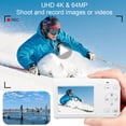 thumbnail image 3 of 4K Digital Camera, Webcam 2.4 Inch IPS Screen Portable Digital Video Camera Auto Focus  for Photography, 3 of 7