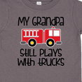 thumbnail image 4 of Inktastic Firefighter Grandpa Plays with Trucks Boys or Girls Toddler T-Shirt, 4 of 5