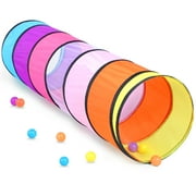 SweHouse Kids Play Tunnel Toys for 1-3 Years Toddlers Colorful Baby Tent Tube with Breathable Mesh Indoor Outdoor