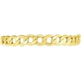 thumbnail image 3 of Floreo 10k Yellow Gold 9mm Hollow Cuban Curb Link Chain Necklace - 22 inch, 3 of 5