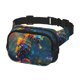 thumbnail image 2 of Disketp Neon Seahorse Underwater Realm Riñonera de Doble Capa, Bolsa de Cintura Ajustable para Viajes, Correr y Senderismo, Riñonera Ligera para Hombre y Mujer, 2 of 9