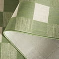 thumbnail image 5 of SAFAVIEH Courtyard Talbot Checkered Indoor/Outdoor Area Rug, Green/Sage, 2'7" x 5', 5 of 8