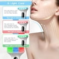 thumbnail image 2 of Masajeador facial eléctrico, dispositivo antiarrugas con 4 modos, masajeador facial de cuello con vibración, 2 of 7