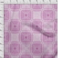 thumbnail image 4 of oneOone Cotton Jersey Fuschia Pink Fabric Geometric Craft Projects Decor Fabric Printed By The Yard 58 Inch Wide, 4 of 4