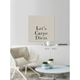 thumbnail image 4 of Marmont Hill Let's Carpe Diem Canvas Wall Art, 4 of 7