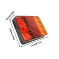 thumbnail image 3 of 2Pcs Waterproof LED Tail Lights Rear Lamps Pair Boat Trailer Rear Parts for Truck Vans Lorry Caravans Car Lighting, 3 of 6