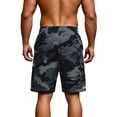 thumbnail image 4 of Mfakffe Mens Shorts Casual Camouflage Print Comfy Fashion Multi-Pocket Design Cargo Shorts Versatile Cool Loose Sport Shorts, 4 of 4