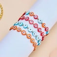 thumbnail image 6 of GKNET 8mm Good Luck Evil Eye Resin Handmade Braided Bead Bracelet Women Delicate Jewelry Party-Blue, 6 of 9