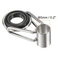 thumbnail image 2 of Unique Bargains 5mm Tube Dia Iron Fishing Rod Guide Repair Kit Line Ring Replacement, 8 Pack, 2 of 6
