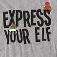 thumbnail image 2 of Generic: Christmas T-Shirt Express Your Christmas Elf Unisex Graphic Tee For Men & Women, 2 of 7