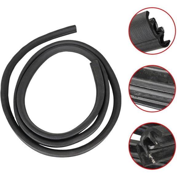 Front Door Body Mount Weatherstrip Rubber Seal Replacement for Ford Focus 2012-2018