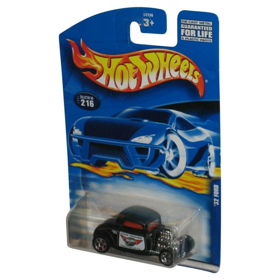 Hot Wheels State Trooper (2001) Mattel Black '32 Ford Toy Car #216