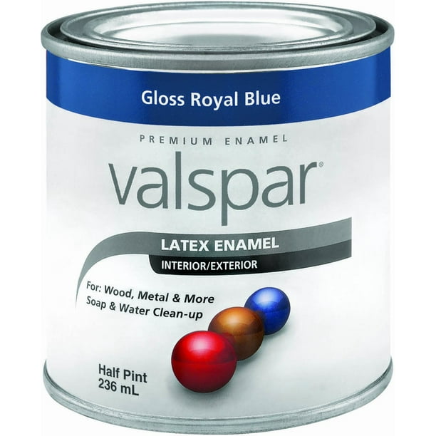 Valspar 65031 Premium Interior/Exterior Latex Enamel, .5