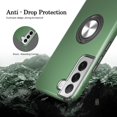 thumbnail image 5 of S22 Plus Case, Samsung Galaxy S22 Plus Case with HD Screen Protector,  [Military Grade] Shockproof Protection Case with 360° Magnetic Ring Holder Kickstand Case for Galaxy S22 Plus, Green, 5 of 16