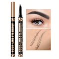thumbnail image 1 of Waterproof 4-Point Liquid Eyebrow Pencil, Precision Eyebrow Makeup Pen for Natural Microblading Look, Long-Lasting Cosmetic Brow Liner, Dark Brown (Model 3), 1 of 8