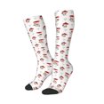 thumbnail image 2 of Fotbe Different Mushrooms print Women's Men's Novelty Crew Socks Cotton Socks Knee High Socks for Walking,Running,Nurses,Pregnancy, 2 of 9