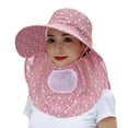 thumbnail image 1 of WEIYLL Sun Hat Women Summer Adjustable Anti Outdoor Riding Large Protective Red Casual Caps, 1 of 4