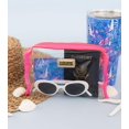 thumbnail image 2 of Estuche para lápices Lilly Pulitzer transparente con cierre Aura Pink, 2 of 3