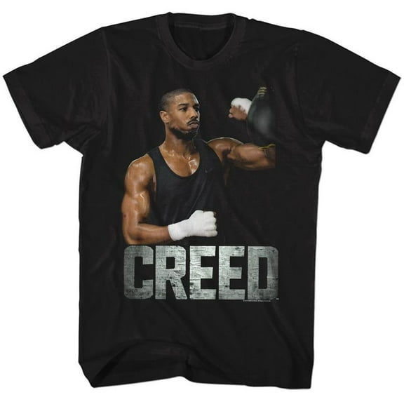 Rocky Creed Black Adult T-Shirt 2Xlt