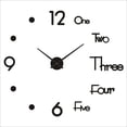thumbnail image 2 of SAYFUT 3D Large Wall Clock Mirror Surface Modern DIY Sticker Office Home Shop Art Decor, 2 of 6