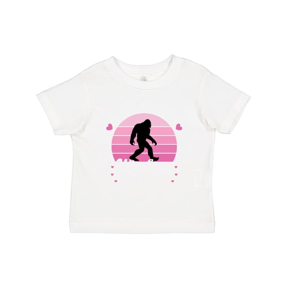 Inktastic Just a Girl Who Loves Bigfoot Girls Toddler T-Shirt